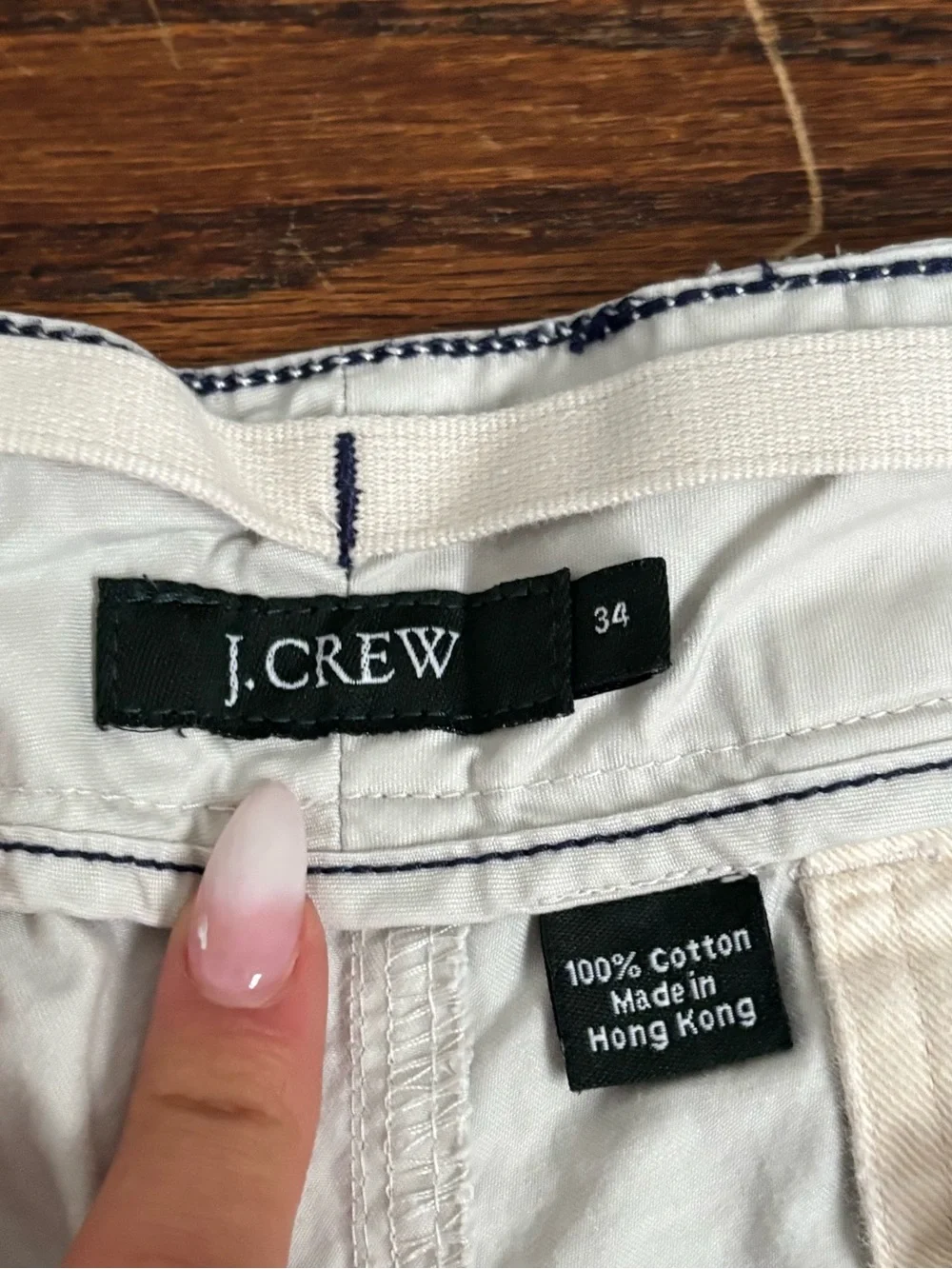 J.Crew Men's Cargo Shorts in Light Beige Size 34